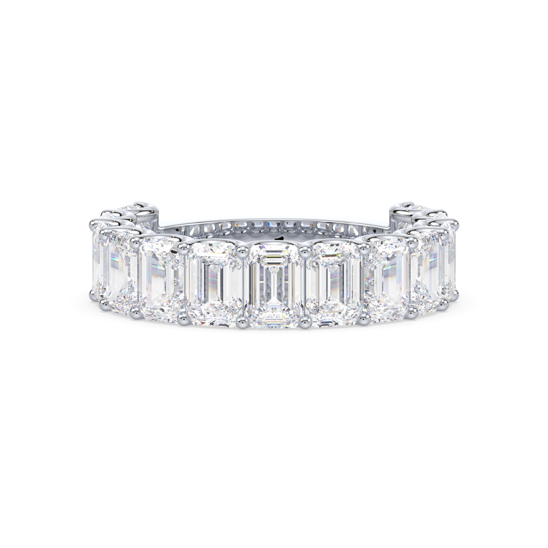 Tess Emerald Lab Grown Diamond 3/4 Eternity Ring
