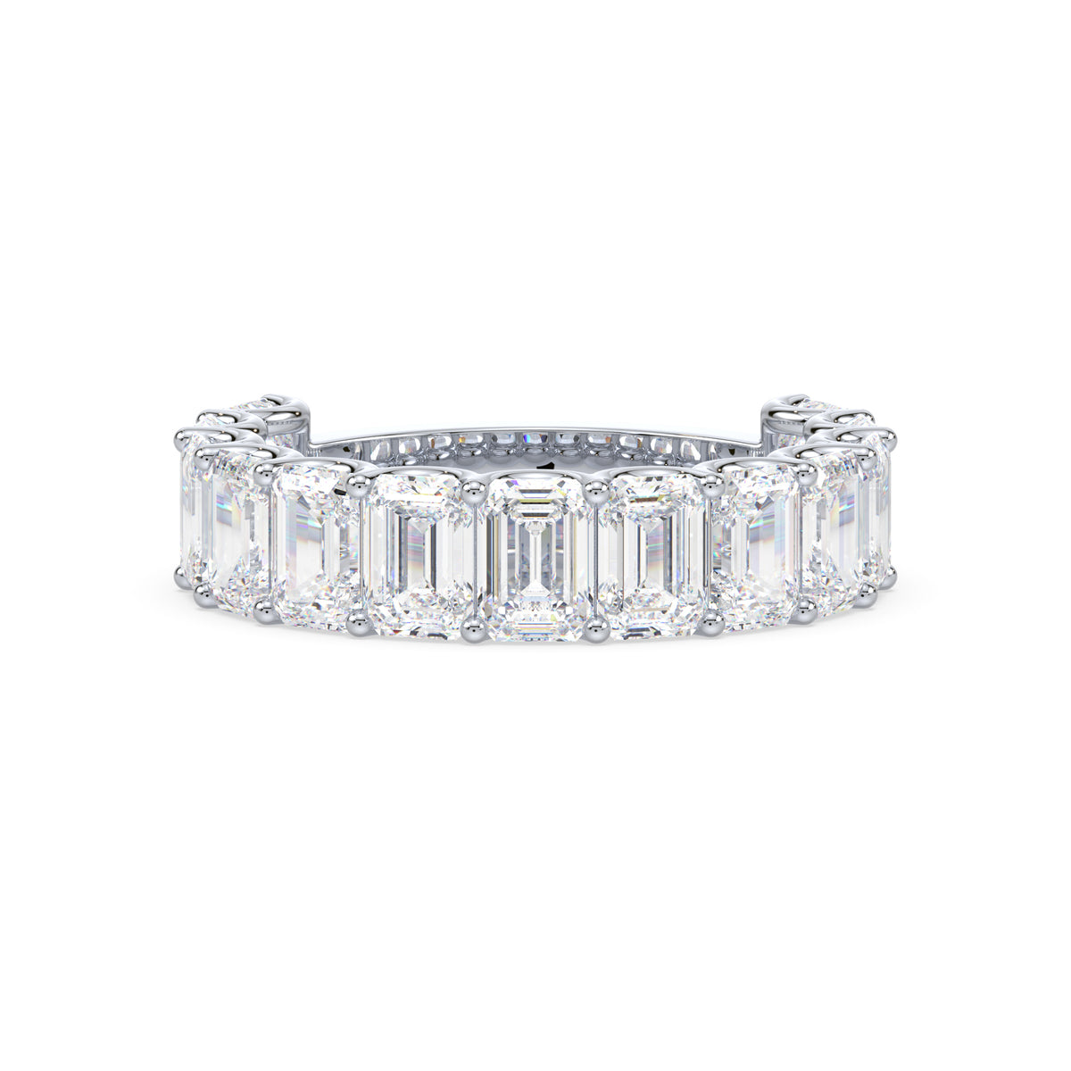 Tess Emerald Lab Grown Diamond 3/4 Eternity Ring