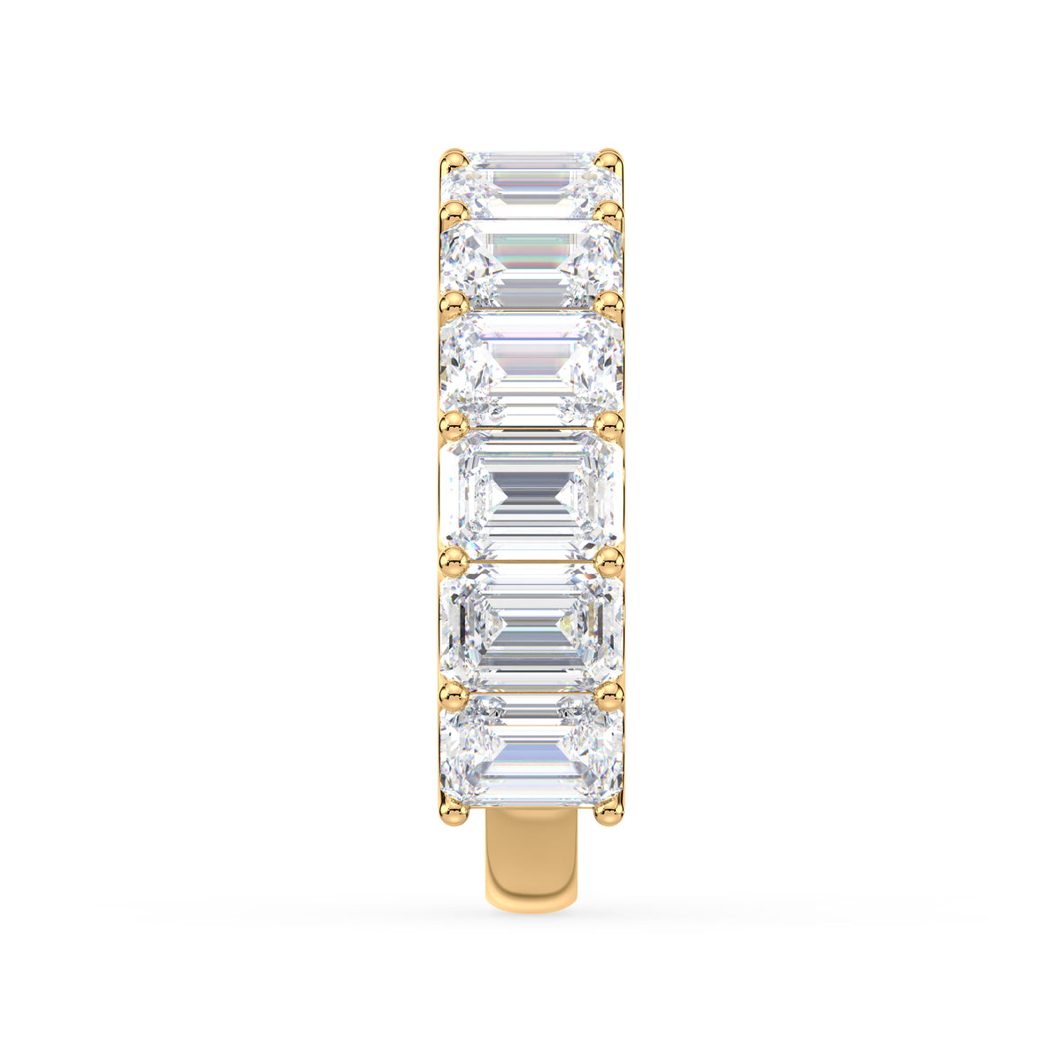 Tess Emerald Lab Grown Diamond 3/4 Eternity Ring