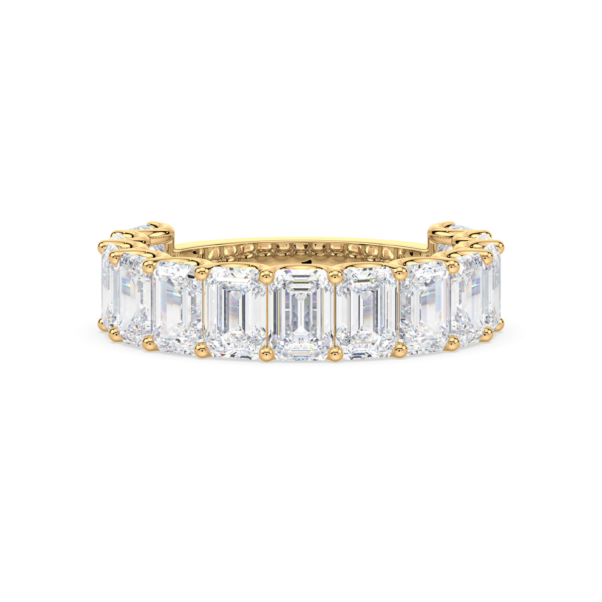 Tess Emerald Lab Grown Diamond 3/4 Eternity Ring