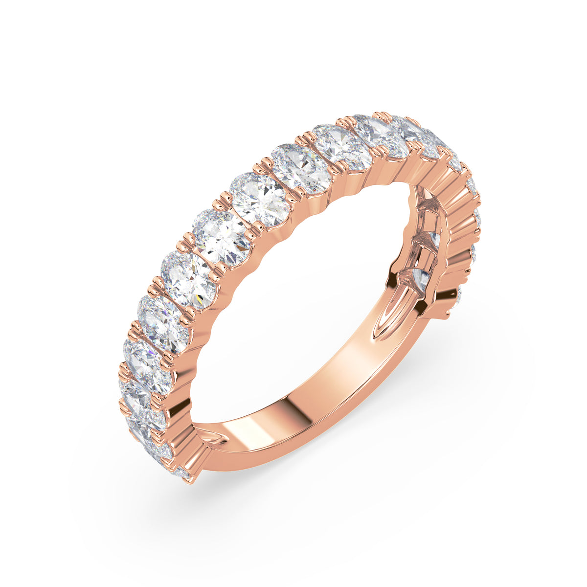 Selby Oval Lab Grown Diamond 3/4 Eternity Ring