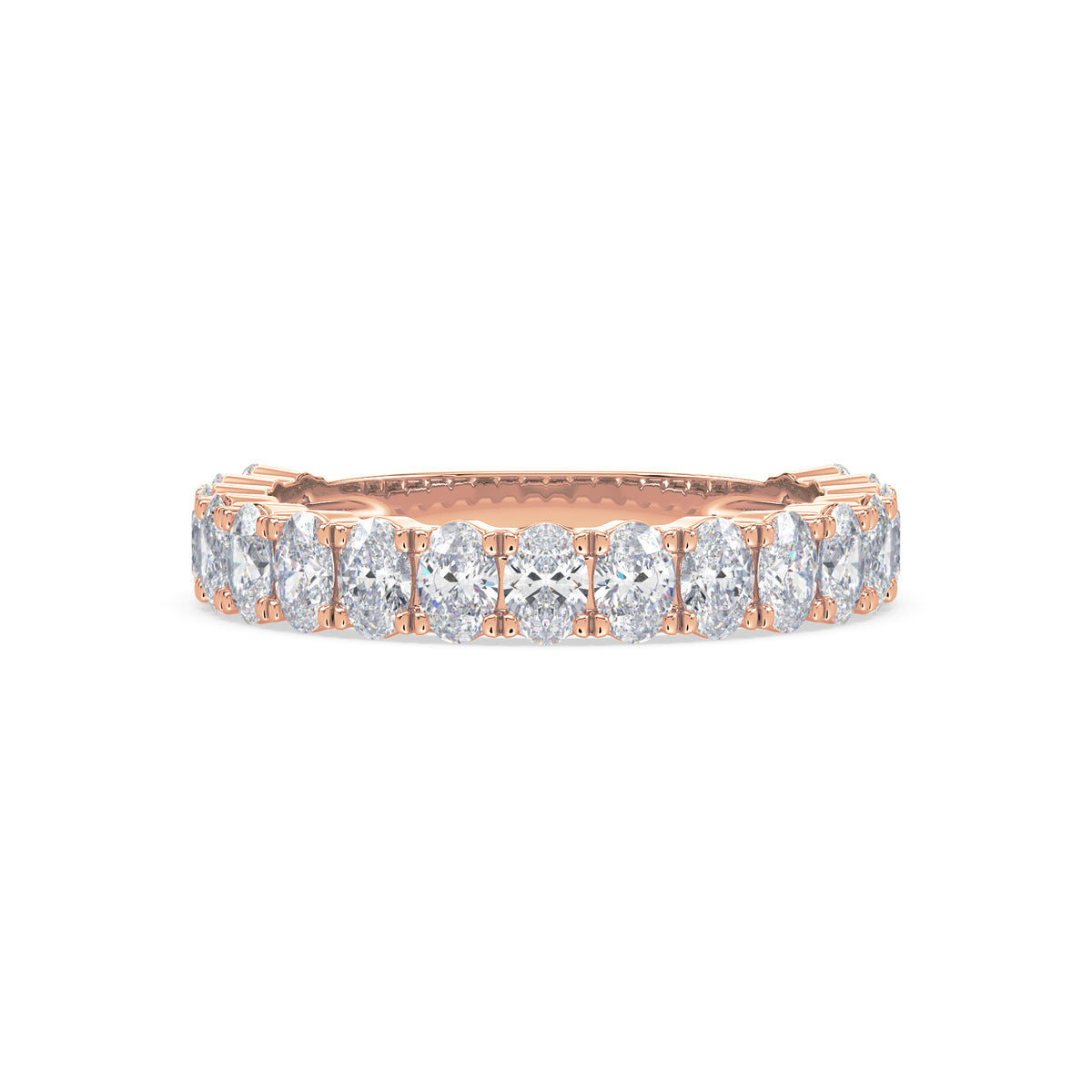 Selby Oval Lab Grown Diamond 3/4 Eternity Ring
