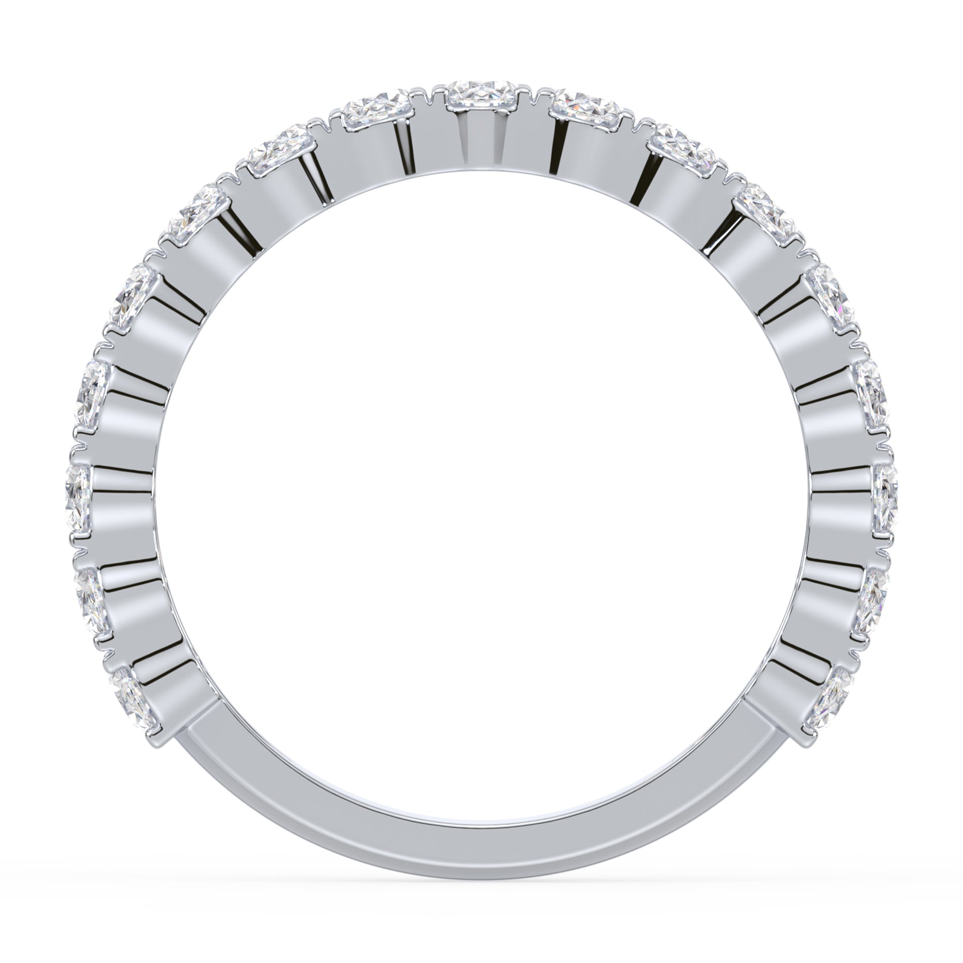 Selby Oval Lab Grown Diamond 3/4 Eternity Ring