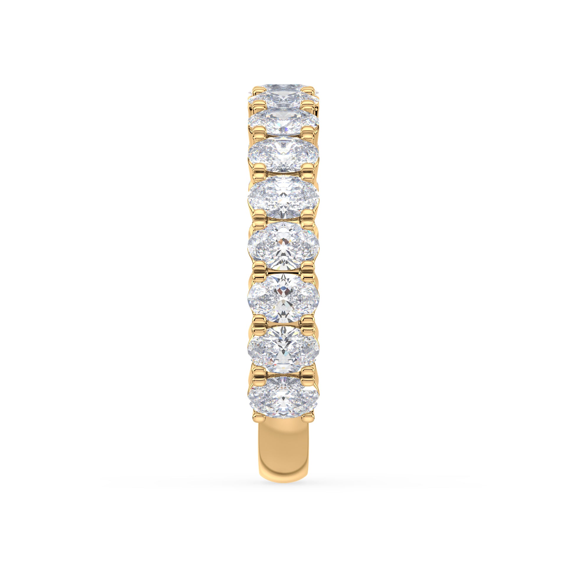 Selby Oval Lab Grown Diamond 3/4 Eternity Ring