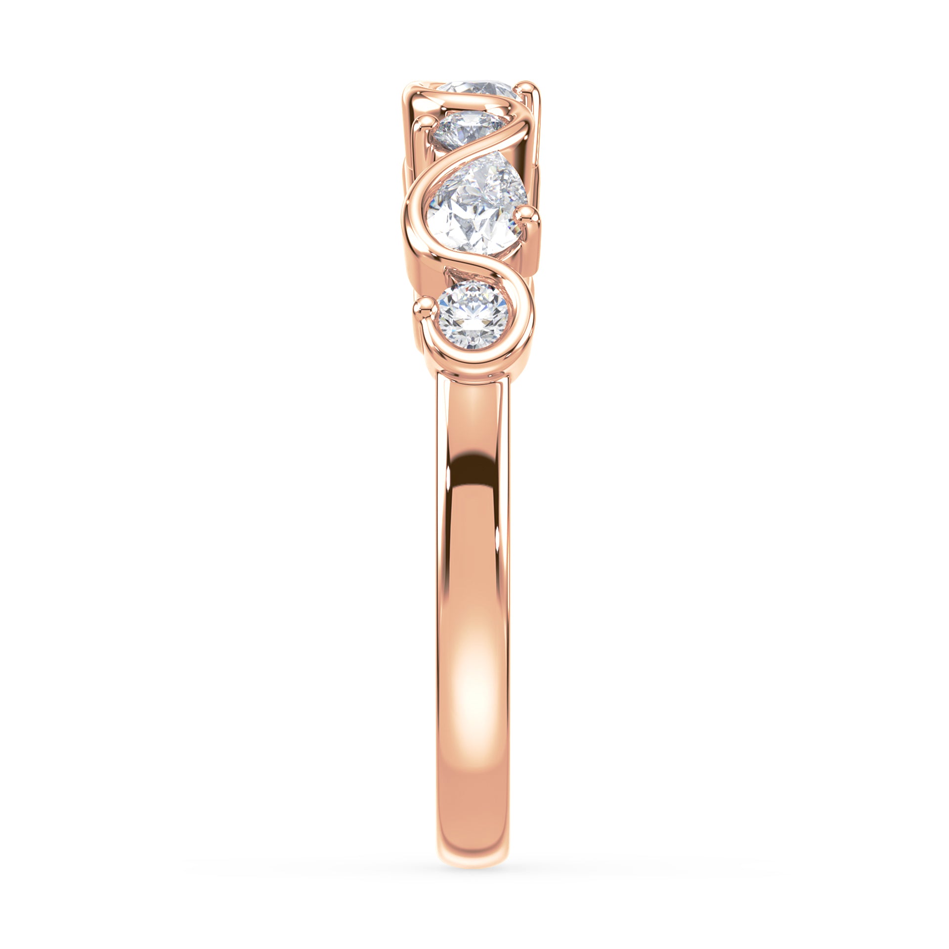 Sarah Wave Diamond Ring