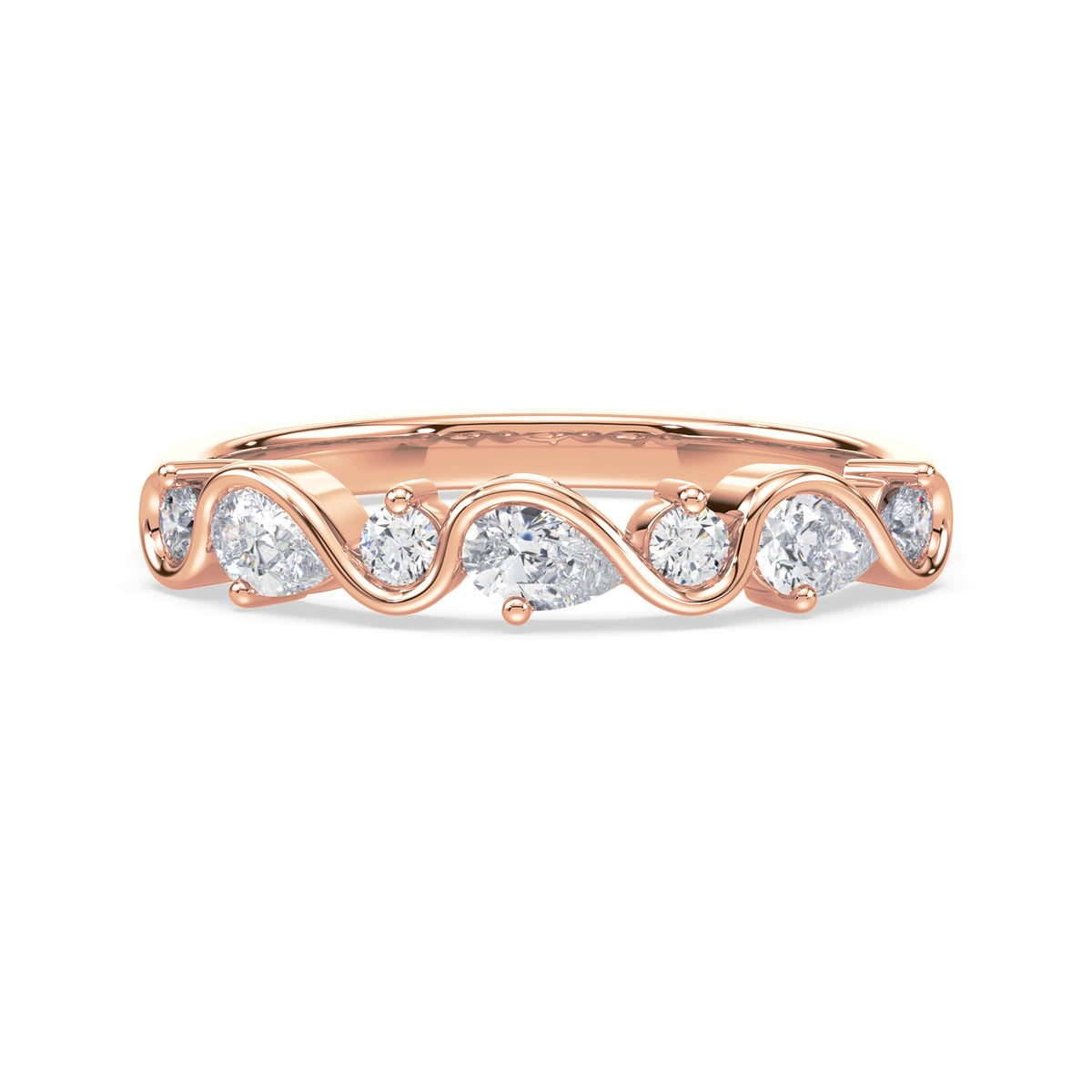 Sarah Wave Diamond Ring