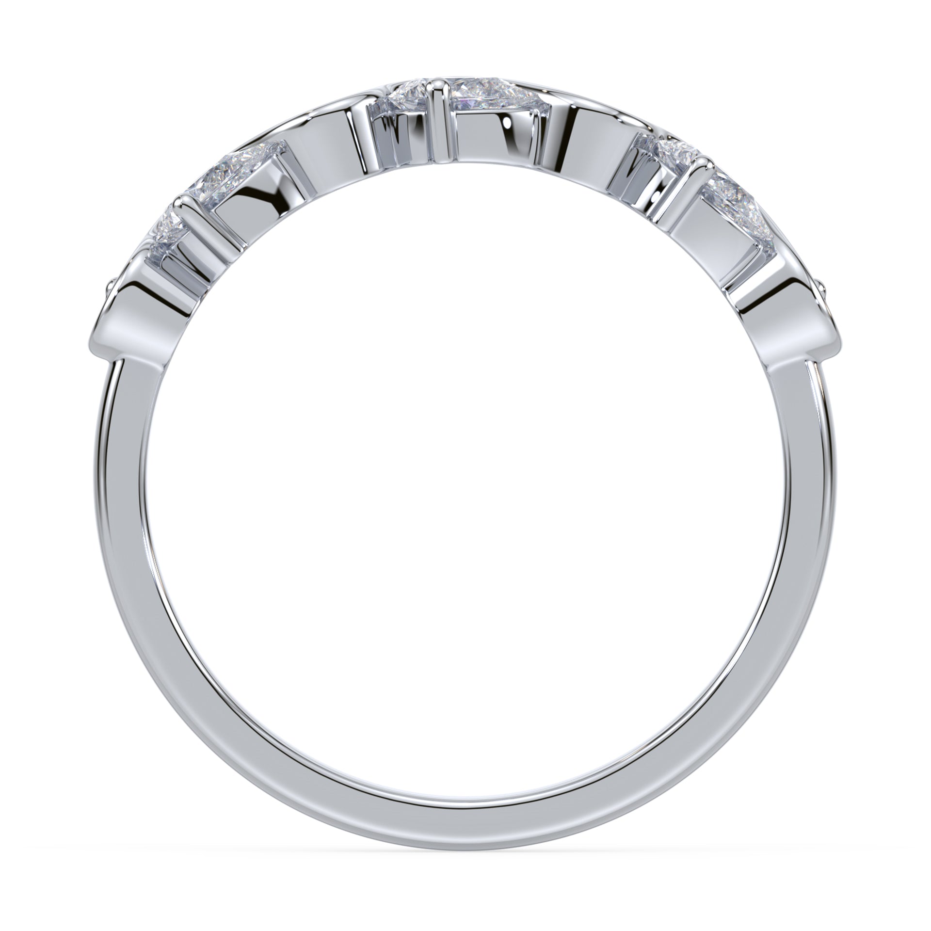 Sarah Wave Diamond Ring