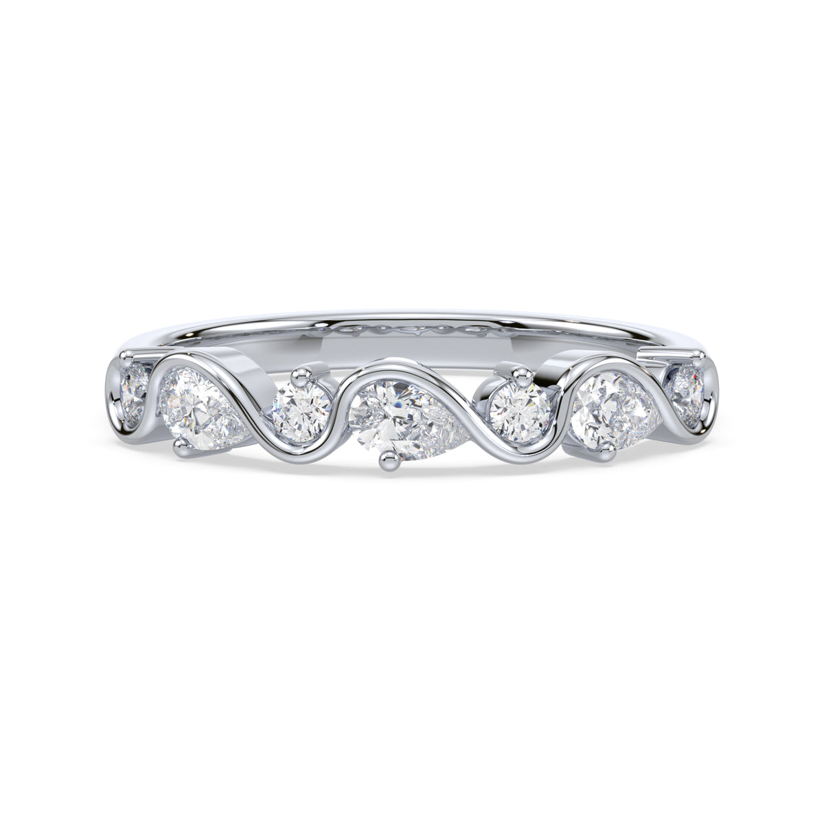 Sarah Wave Diamond Ring