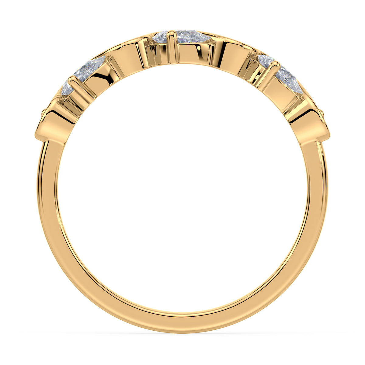 Sarah Wave Diamond Ring