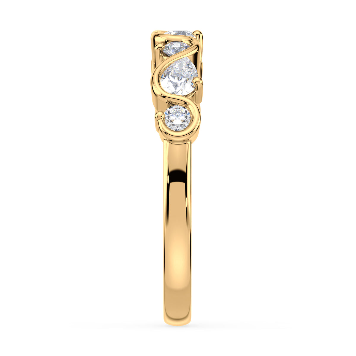 Sarah Wave Diamond Ring