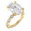 Custom Marquise Accented Setting