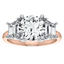 Phoebe Trapezoid Three Stone Setting