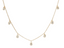 Bezel Pear Drop Necklace