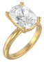 Custom Solitaire Setting with Hidden Halo