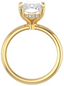 Custom Solitaire Setting with Hidden Halo