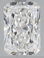 3.09ct Radiant Cut Lab Grown Diamond E VVS2
