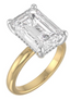 Custom 2.2mm Solitaire Setting with Hidden Halo