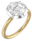 Georgian Style Solitaire Setting