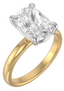 2.4mm Custom Solitaire Setting