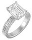 Custom Baguette Accented Setting