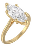 Custom Tulip Solitaire Setting