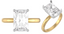Custom Solitaire Setting with Hidden Halo