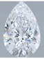 2.70ct Pear Cut Lab Grown Diamond D VVS2