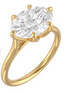 Custom East-West 6 Prong Tulip Inspired Setting
