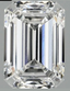 1.91ct Emerald Cut Lab Grown Diamond E VVS2