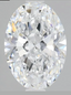 2.27ct Oval Cut Lab Grown Diamond D VS1