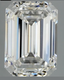 5.23ct Emerald Cut Lab Grown Diamond E VVS2