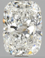 3.31ct Elongated Cushion Cut Lab Grown Diamond F VVS2