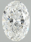 3.02ct Oval Cut Lab Grown Diamond E VVS2