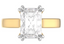 Custom Hidden Halo Cathedral Solitaire Setting