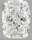 3.89ct Elongated Cushion Cut Lab Grown Diamond F VVS2