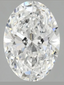 3.73ct Oval Cut Lab Grown Diamond F VS1