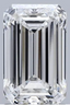 1.93ct Emerald Cut Lab Grown Diamond E VVS2