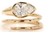 Pear Wrap Pinky Ring