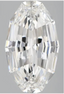 3.08ct Step Cut Oval Lab Grown Diamond D VVS2
