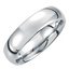 6mm White Tungsten Ring