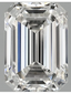 3.05ct Emerald Cut Lab Grown Diamond F VS1