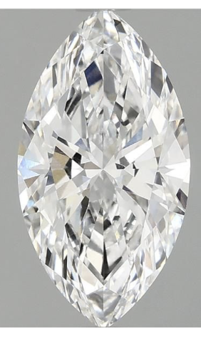 2.50ct Marquise Cut Lab Grown Diamond E VVS2