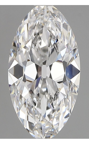 2.88ct Elongated Old Mine Oval Lab Grown Diamond E VVS1
