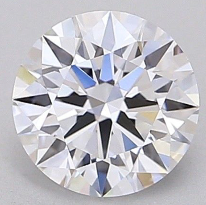 1.26ct Round Cut Lab Grown Diamond D FL Ideal