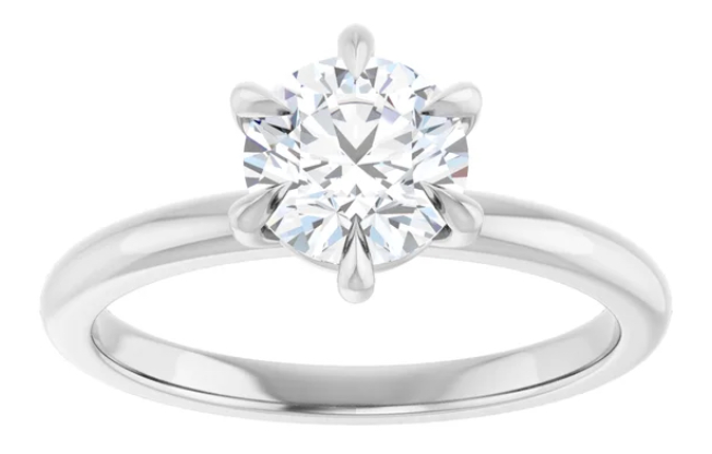 Six-Prong Solitaire Setting