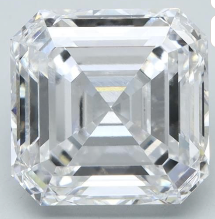 3.36ct Asscher Lab Grown Diamond F VVS1