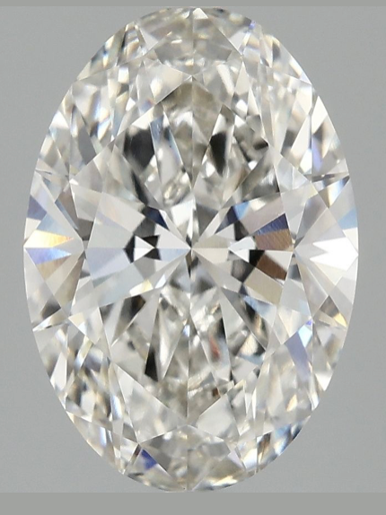 3.67ct Oval Cut Lab Grown Diamond G VVS2
