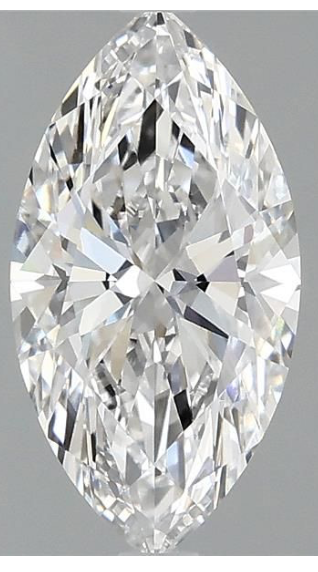 1.48ct Marquise Cut Lab Grown Diamond D VVS2
