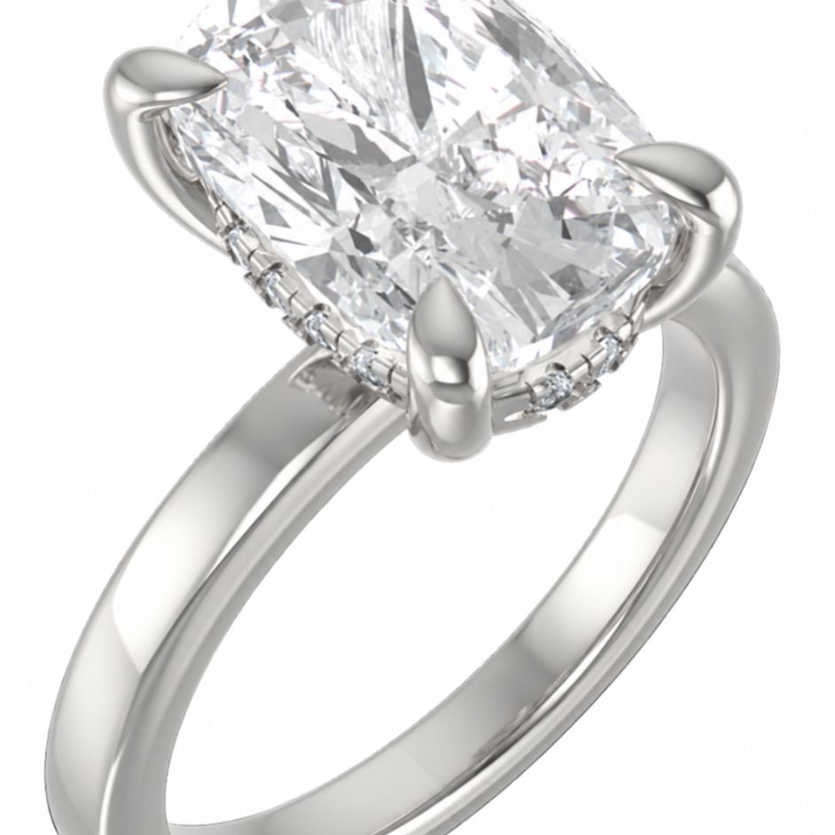 2.2mm Blair Hidden Halo Solitaire Setting