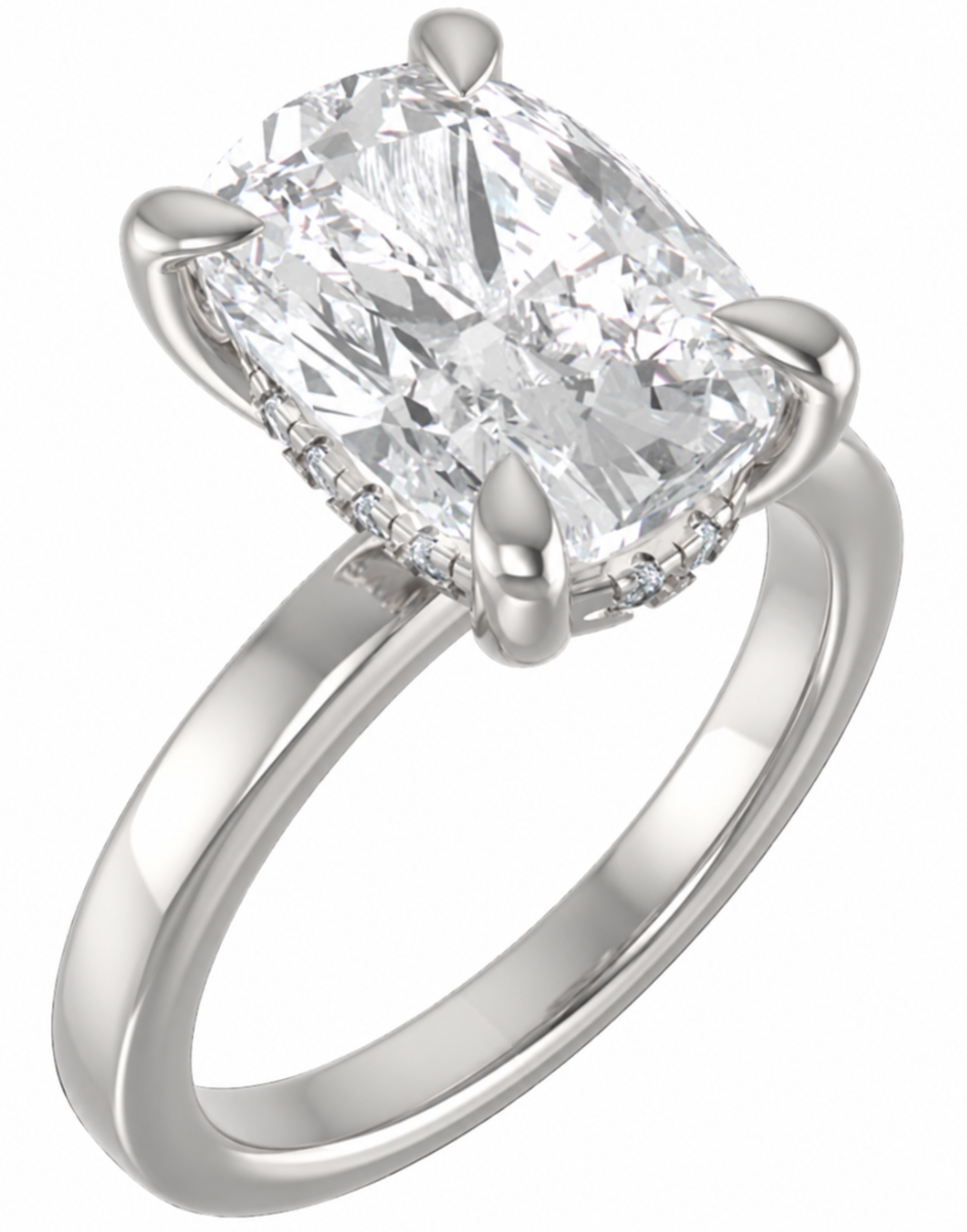 2.2mm Blair Hidden Halo Solitaire Setting